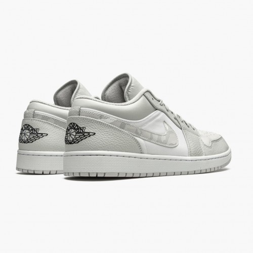 Air Jordan 1 Retro Low White Camo dámské a pánské Běžné boty DC9036 100 Bílý/Šedá Fog AJ1 Jordan Tenisky
