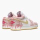 Air Jordan 1 Low SE GS Paint Drip Arctic Punch CW7104 601 dámské AJ1 Jordan Tenisky