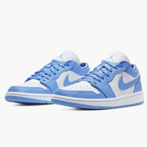 Nike Air Jordan 1 Low "UNC" University Blue/Bílý Běžné boty AO9944 441 AF1 Tenisky