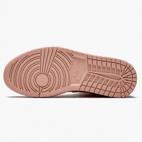 Air Jordan 1 Mid "Coral Gold" dámské a pánské Běžné boty 852542 600 Klubové zlato AJ1 Black Jordan Tenisky