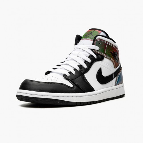 Air Jordan 1 Mid Heat Reactive White/Black/Heat Reactive DM7802-100