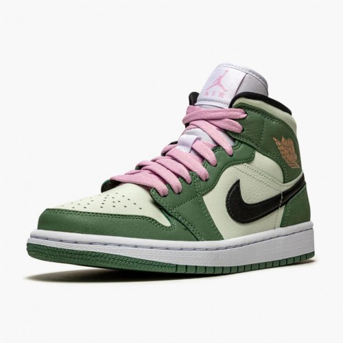 Air Jordan 1 Mid SE Dutch Green Dutch Green/Black/Barely Green/Arctic Pink CZ0774-300