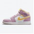 Air Jordan 1 Mid SE GS "Arctic Pink" DC9517 600 Světle arktická růžová Univerzitní zlato-bílá dámské Jordan Tenisky