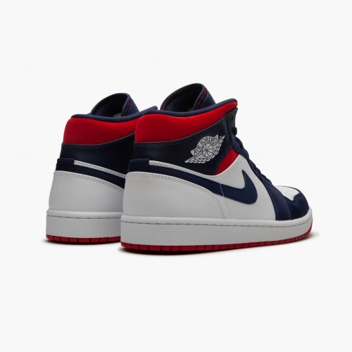 Air Jordan 1 Mid SE "USA" Běžné boty 852542 104 AJ1 Tenisky