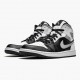 Air Jordan 1 Mid White Shadow Black/White/Lt Smoke Grey  554724-073