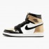 Air Jordan 1 Retro "Gold Toe" dámské a pánské Běžné boty Černá/kovová Zlato-Summit Whi 861428 007 AJ1 Jordan Tenisky