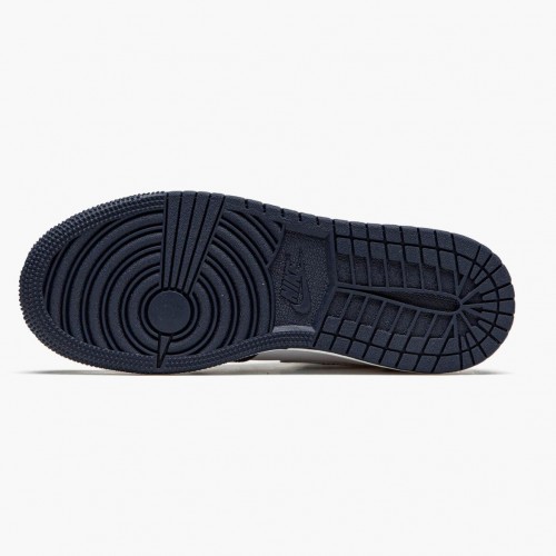 Air Jordan 1 Retro High COJP "Midnight Navy" dámské a pánské Běžné boty Bílá/půlnoční námořnictvo/kovová S DC1788 100 AJ1 Jordan Tenisky
