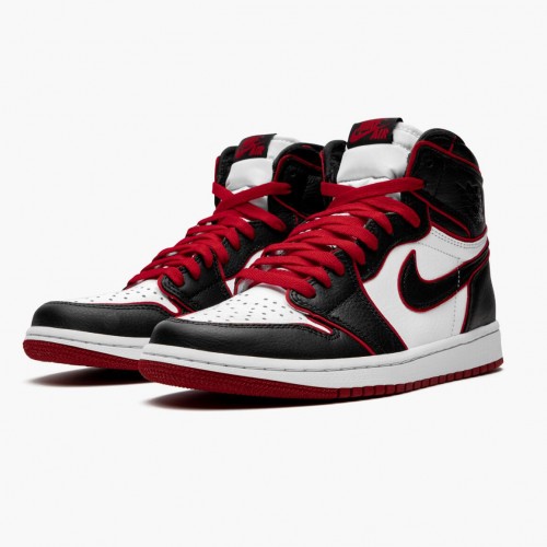 Air Jordan 1 Retro High OG Bloodline Černá/Tělocvična červená-Bílý 555088 062 pánské AJ1 Jordan Tenisky