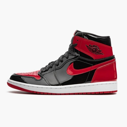 Air Jordan 1 Retro High OG Patent Bred Red Black/White/Varsity Red 555088-063