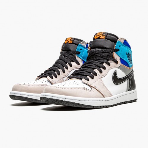 Air Jordan 1 Retro High OG Prototype White/Multi-Color/Total Orange DC6515-100