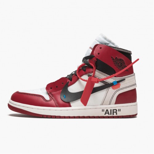 Air Jordan 1 Retro High "Off-White Chicago" dámské a pánské AJ1 Obuv AA3834 101 Bílý/Černá Jordan Tenisky