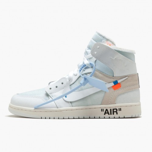 Air Jordan 1 Retro High Off-White White Pánské AJ1 Obuv AQ0818 100 Bílý Jordan Tenisky