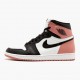 Air Jordan 1 Retro High Rust Pink dámské a pánské Běžné boty Bílý černý-Rust Pink 861428 101 AJ1 Jordan Tenisky