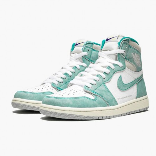 Air Jordan 1 Retro High "Turbo Green" Turbo Zeleno/Sail-Bílé basketbalové boty 555088 311 Unisex Jordan Tenisky