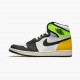 Air Jordan 1 Retro High White Black Volt University Gold Běžné boty 555088 118 AJ1 Tenisky