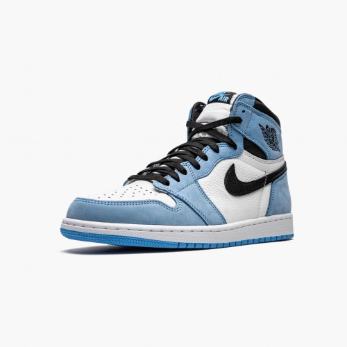 Air Jordan 1 Retro High White University Blue Black Běžné boty 555088 134 AJ1 Tenisky