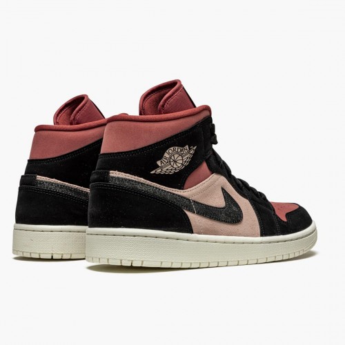 Air Jordan 1 Mid Canyon Rust BQ6472 202 Částečně béžová/Černá dámské AJ1 Jordan Tenisky