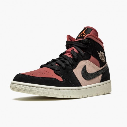 Air Jordan 1 Mid Canyon Rust BQ6472 202 Částečně béžová/Černá dámské AJ1 Jordan Tenisky