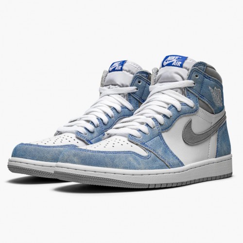 Air Jordan 1 Retro High OG Hyper Královský 555088 402 Hyper Královský/Light Smoke Šedá-W dámské a Pánské AJ1 Jordan Tenisky