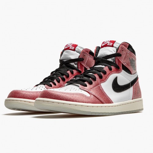 Air Jordan 1 Retro High Trophy Room Chicago DA2728 100 Bílý/Varsity Červené-Sail-Černá dámské a Pánské AJ1 Jordan Tenisky