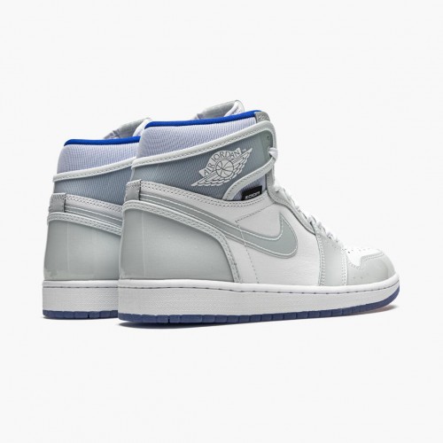 Air Jordan 1 High Zoom Racer Blue Whit/White-Racer Blue  CK6637-104