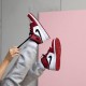 Nike Air Jordan 1 Mid Chicago 2020 Bílý/Tělocvična červená-Černá Běžné boty 554724 173 AJ1 dámské a Pánské Tenisky