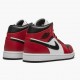 Nike Air Jordan 1 Mid Chicago Black Toe Černá/Tělocvična červená-Bílý Běžné boty 554724 069 AF1 Tenisky