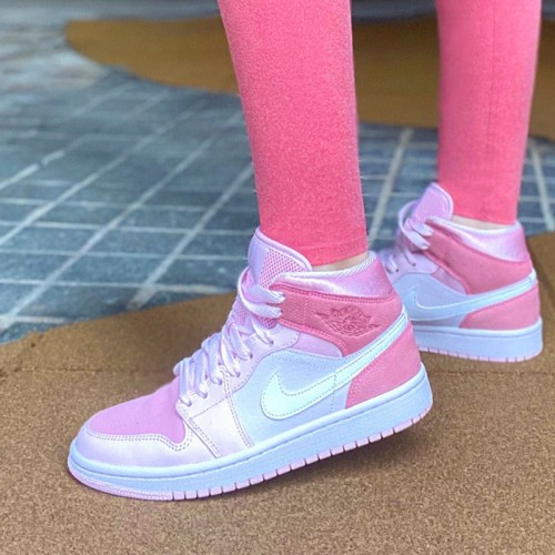 Nike Air Jordan 1 Mid "Digital Pink" Digital Růžový/Bílý-Růžový Foam-Sail CW5379 600 WoPánské AJ1 Jordan Tenisky