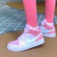 Nike Air Jordan 1 Mid Digital Pink Digital Růžový/Bílý-Růžový Foam-Sail CW5379 600 WoPánské AJ1 Jordan Tenisky