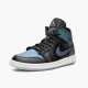 Air Jordan 1 Mid Iridescent Black Black/Pale Ivory/Multi Color  BQ6472-009