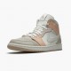 Nike Air Jordan 1 Mid Milan Sail/Light Bone-String-Shimmer CV3044 100 Běžné boty dámské a Pánské AJ1 Tenisky