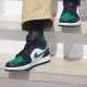 Air Jordan 1 Mid Pine Green Black/Gym Red/White/Pine Green  554724-067