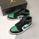 Air Jordan 1 Mid Pine Green Black/Gym Red/White/Pine Green  554724-067