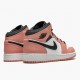 Nike Air Jordan 1 Mid Pink Quartz Pink Quartz/DK Kouř Šedá Běžné boty 555112 603 AJ1 Tenisky