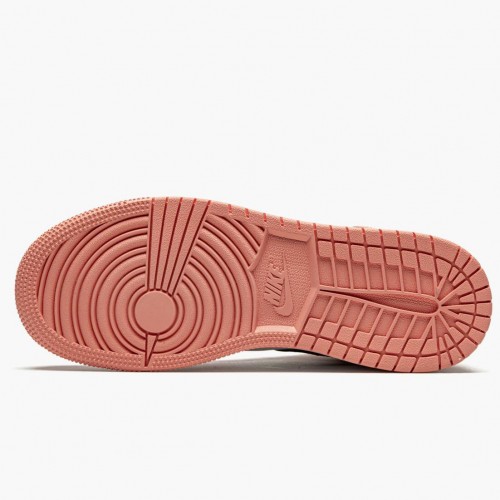 Nike Air Jordan 1 Mid "Pink Quartz" Pink Quartz/DK Kouř Šedá Běžné boty 555112 603 AJ1 Tenisky