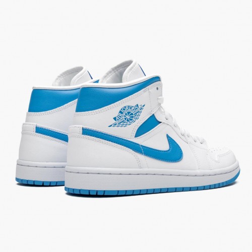 Air Jordan 1 Mid UNC University Blue/White  BQ6472-114