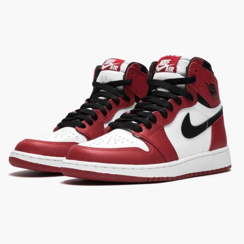 Nike Air Jordan 1 Retro "Chicago" Bílý/Černá-Varsity Červené 575441 101 pánské/dámské AJ1 Jordan Tenisky