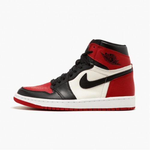 Nike Air Jordan 1 Retro High "BČervené Toe" Červené/Černá/Bílý 555088 610 Běžné boty dámské a Pánské AJ1 Tenisky