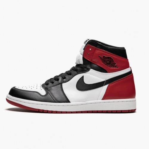 Nike Air Jordan 1 Retro High OG Black Toe Bílý/Černá 555088 125 Běžné boty Pánské AJ1 Tenisky