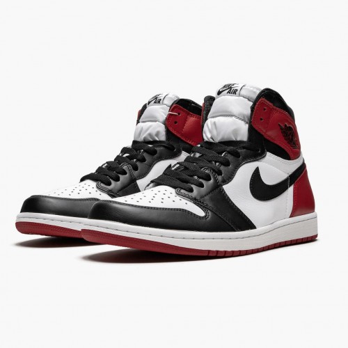 Nike Air Jordan 1 Retro High OG Black Toe Bílý/Černá 555088 125 Běžné boty Pánské AJ1 Tenisky