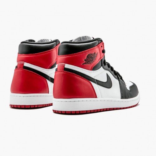 Nike Air Jordan 1 Retro High OG Black Toe Bílý/Černá 555088 125 Běžné boty Pánské AJ1 Tenisky