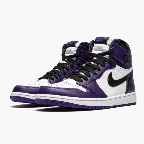 Nike Air Jordan 1 Retro High OG "Court Purple" Běžné boty 555088 500 AJ1 Tenisky
