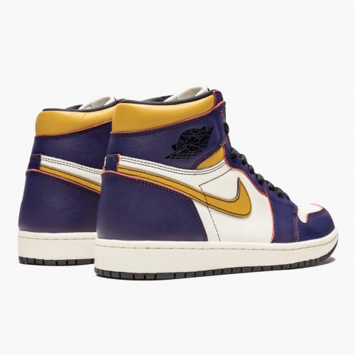 Nike Air Jordan 1 Retro High OG Defiant SB LA to Chicago Nachový/ Zlato-Bl CD6578 507 dámské a Pánské AJ1 Jordan Tenisky