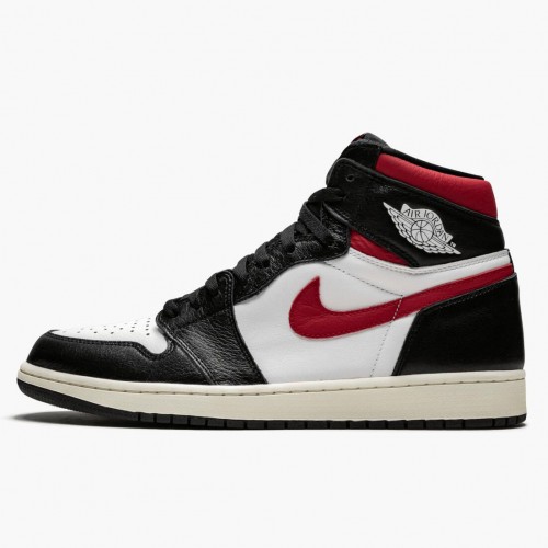 Nike Air Jordan 1 Retro High OG "Gym Red" Černá/Bílý-Gym Červené Běžné boty 555088 061 AF1 Tenisky