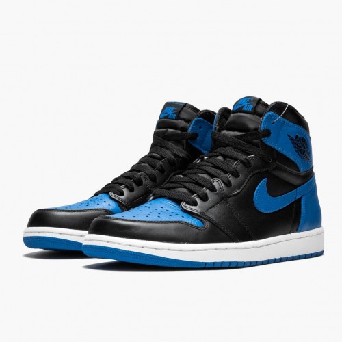 Nike Air Jordan 1 Retro High OG "Royal" Černá/Královský-Bílý Běžné boty 555088 007 AJ1 Tenisky