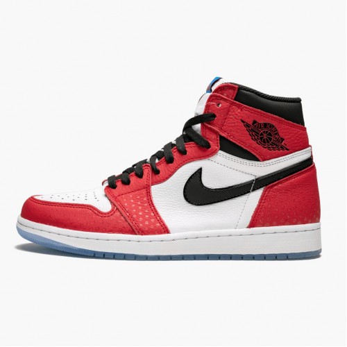 Nike Air Jordan 1 Retro High "Spider-Man Origin Story" Tělocvična červená/Černá-Bílý-Photo Blue 555088 602 pánské AJ1 Jordan Tenisky