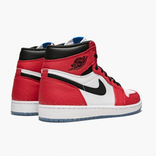 Nike Air Jordan 1 Retro High Spider-Man Origin Story Tělocvična červená/Černá-Bílý-Photo Blue 555088 602 pánské AJ1 Jordan Tenisky