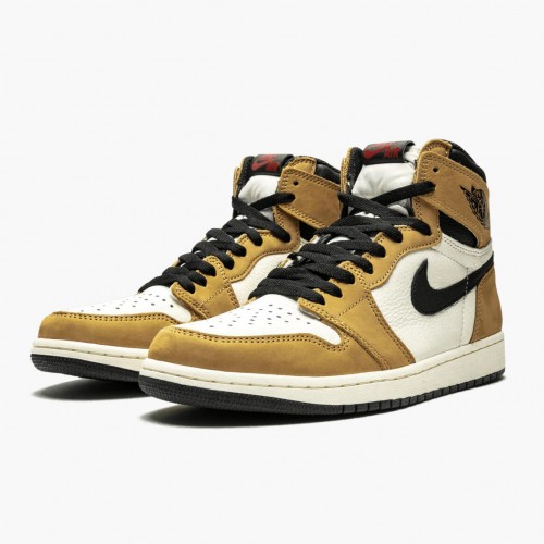 Nike Air Jordan 1 "Rookie of the Year" Zlatoen Harvest/Černá-Sail 555088 700 pánské/dámské AJ1 Jordan Tenisky