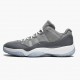 Air Jordan 11 Low Cool Grey dámské a pánské Běžné boty 528895 003 Středně šedá/bílá-Střelný kouř AJ11 Black Jordan Tenisky