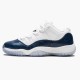 Air Jordan 11 Low Navy Snakeskin Pánské Běžné boty CD6847 102 Bílá Černá-Navy AJ11 Black Jordan Tenisky